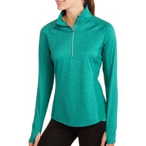 Danskin Quarter zip pull over